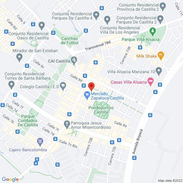 Mapa de Ferreléctricos Ramos