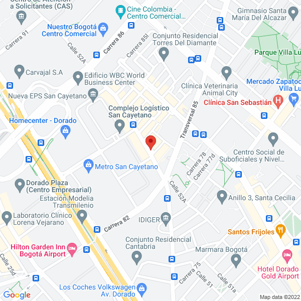 Mapa de Ferrotécnica Importadora S.A.S.