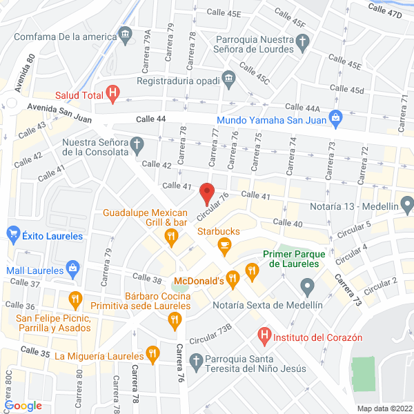 Mapa de Festieventos Recreación S.A.S.