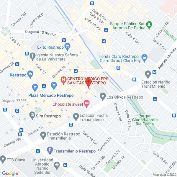 Mapa de Floristeria Shalem