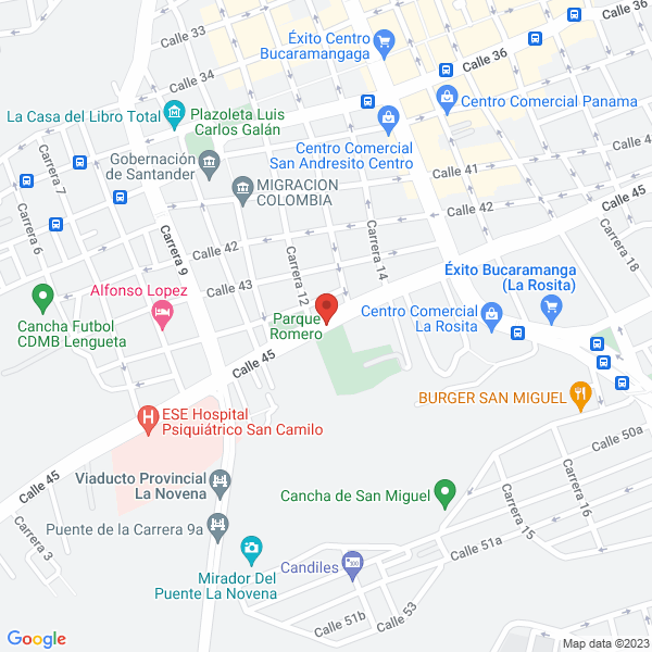 Map of Floristería Silvia