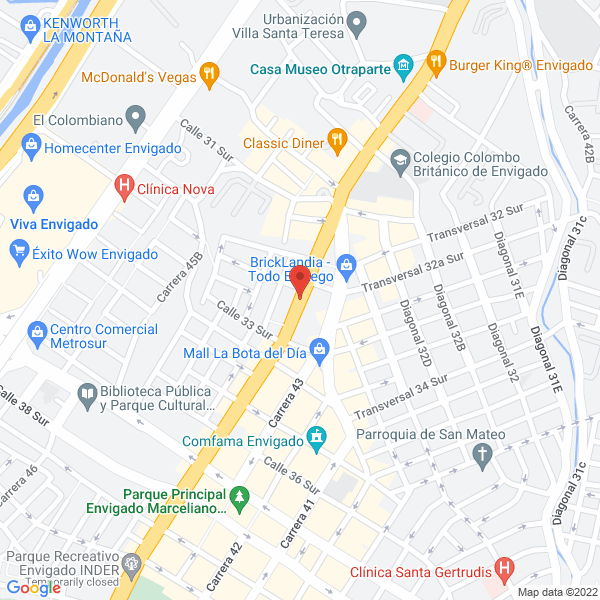 Mapa de Floristería Y Detalles San Marcos