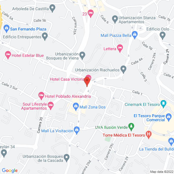 Mapa de Grupo Mgt S.A.S