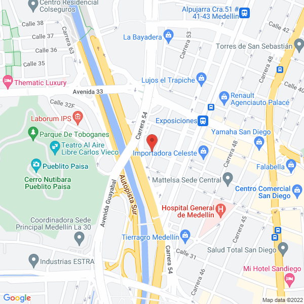 Mapa de Grupo Rgm S.A.S.
