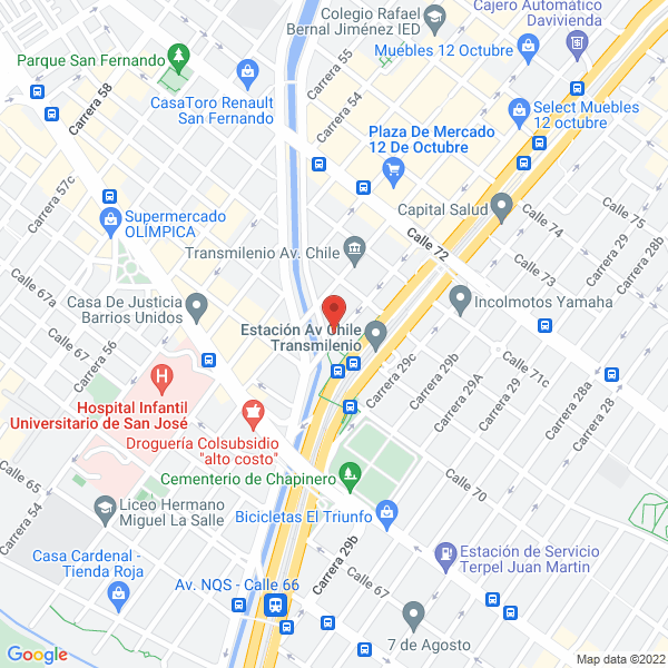 Mapa de Grupo Salem S.A.S.