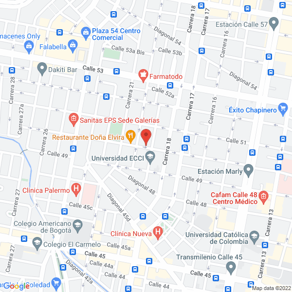 Mapa de Gestiones Empresariales Grupo Sion Ltda.