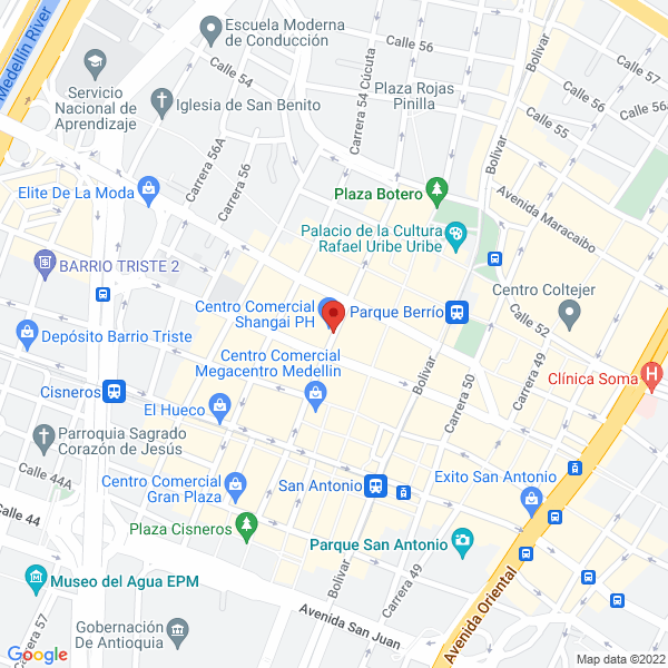 Mapa de Gimnasio Atleta Sport