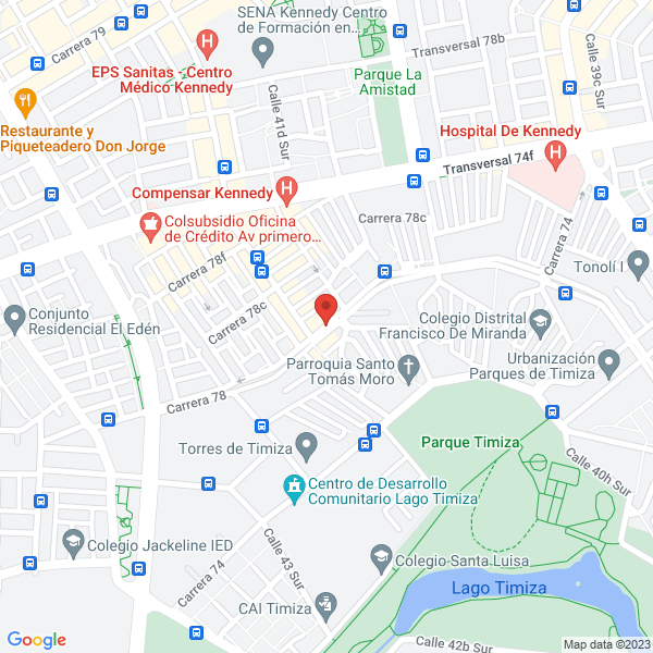 Mapa de Gimnasio Infantil Creciendo Y Aprendiendo Gica S.A.S.