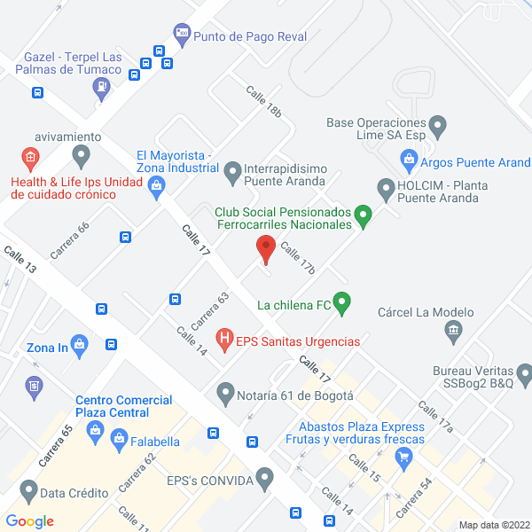 Mapa de Restaurante Orégano Sal Y Pimienta