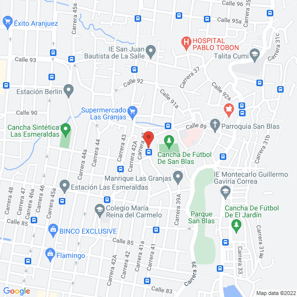 Mapa de Fundacion Delicias Con Amor