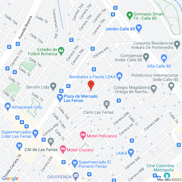 Mapa de Fundación Desayunitos