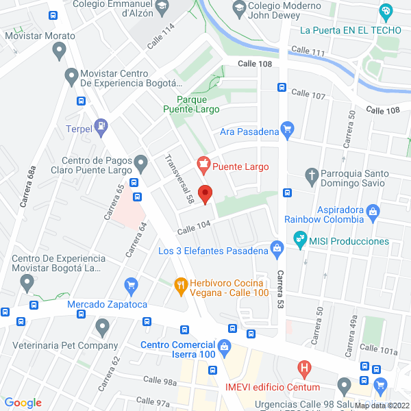 Mapa de Fundación Gamma Idear