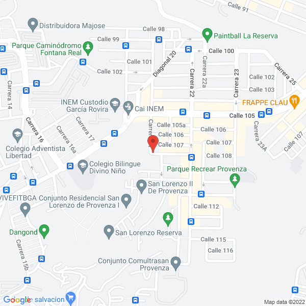 Map of Fundacion La Piloto