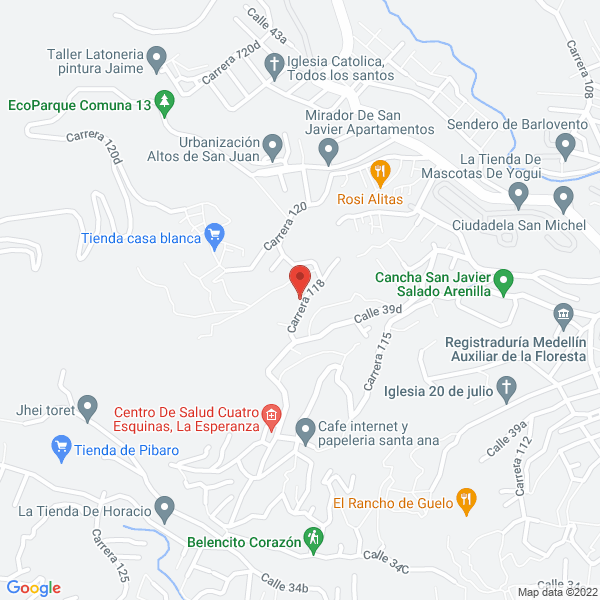 Mapa de Los Balseros De San Juan