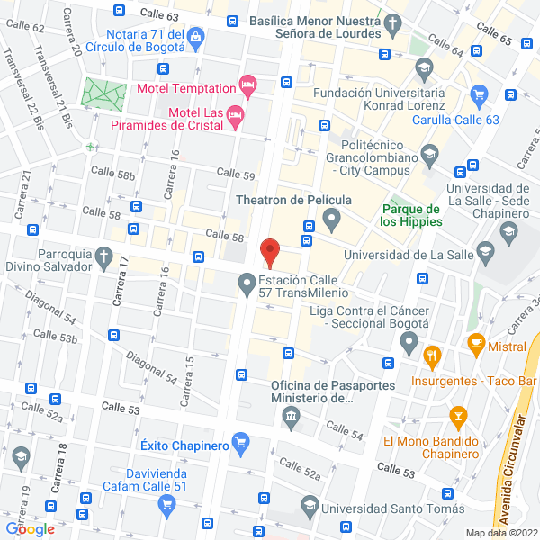 Mapa de M Y G International Assist Ltda.