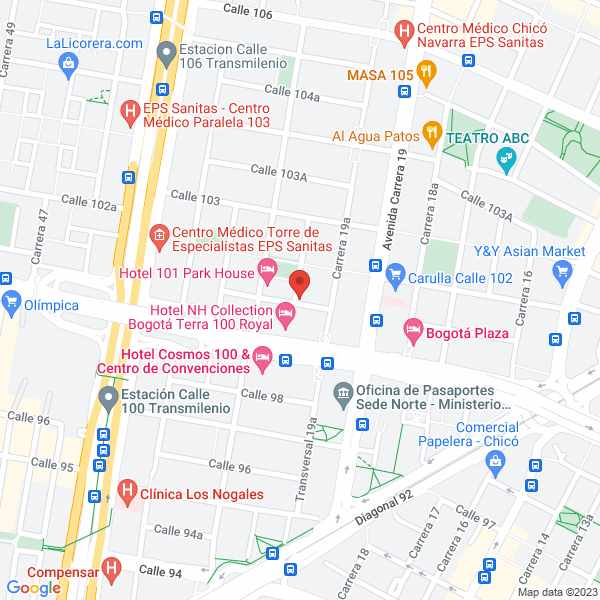 Mapa de M&S Asesorias Profesionales En Ciencias Humanas S.A.S.