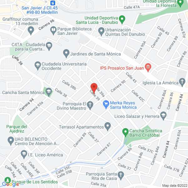 Mapa de M.S Empaques