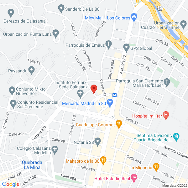 Mapa de Dueto Sinigual