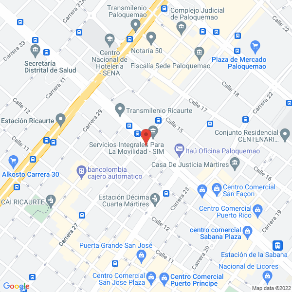 Mapa de Maquirodafer Ltda