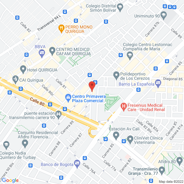Mapa de Maquiservice S.A.S.