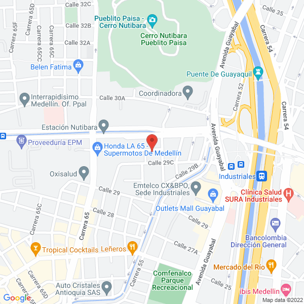 Mapa de Maquitec Andina S.A.