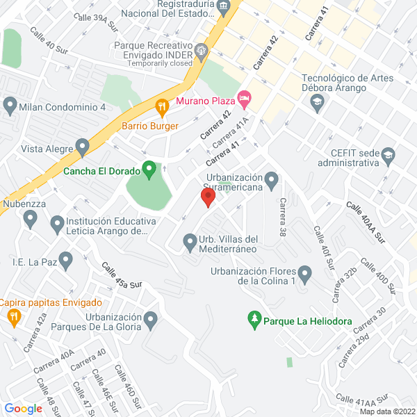 Mapa de Mar Y Arena