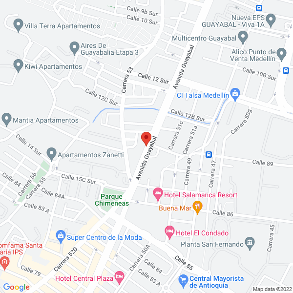 Mapa de Marcas Y Bebederos Para Animales Ltda