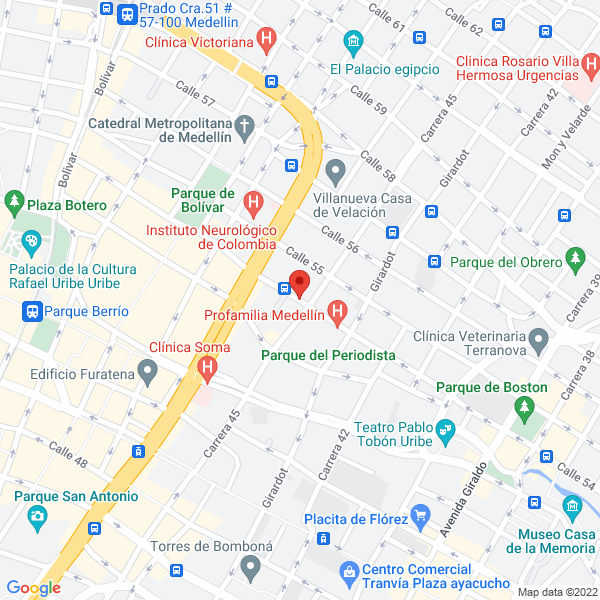 Mapa de Medina Quijano Bertha
