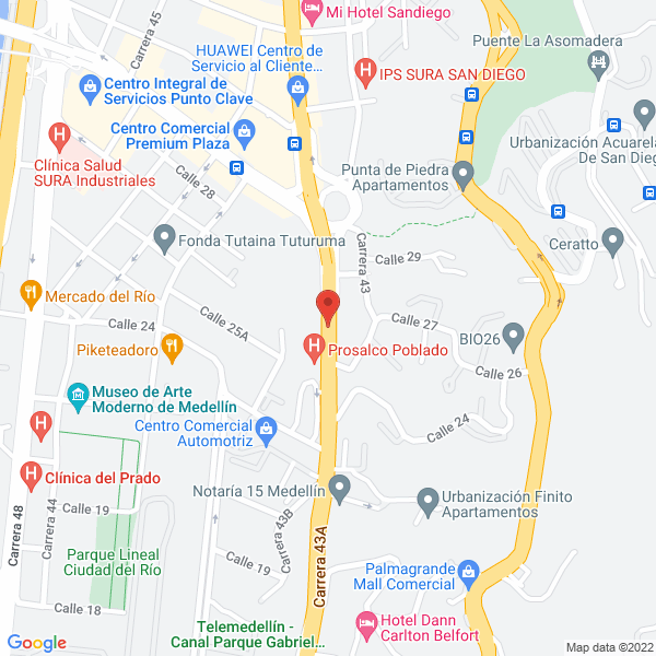 Mapa de La Casa Studio S.A.S.