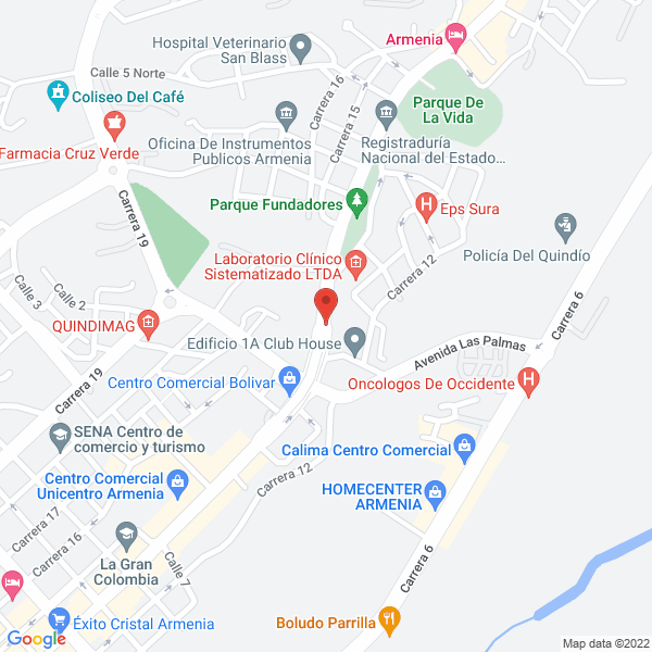 Map of Neurociencias Del Quindío Ltda.