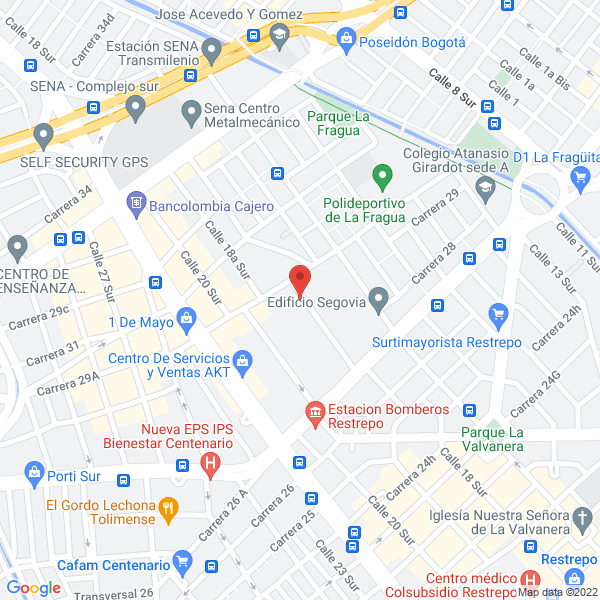 Mapa de New Colombia Services S.A.S.