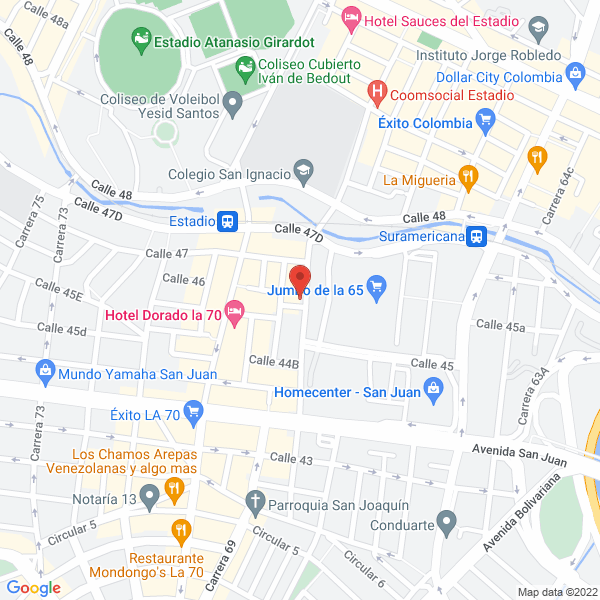 Mapa de New Language Academy