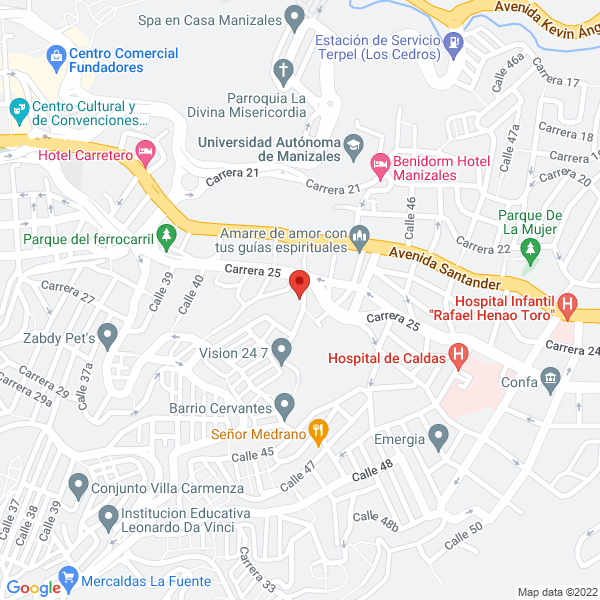 Map of Metálicas Rendón