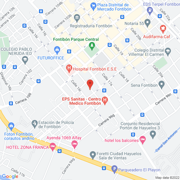 Mapa de Metalmecánicas Age S.A.S.