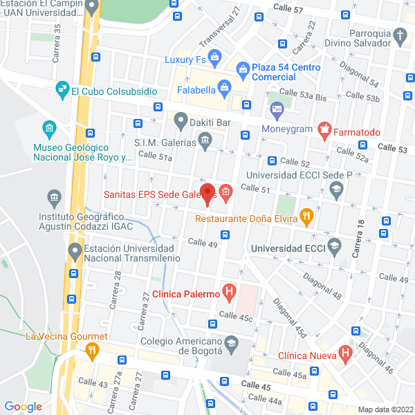 Mapa de Meteocolombia S.A.S.
