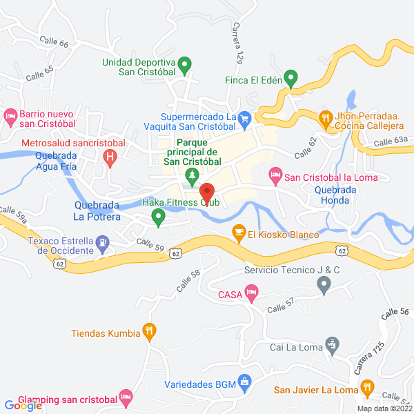 Mapa de Metrópolis Distribuciones