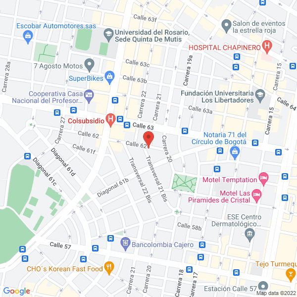 Mapa de Mg Ingeniería S.A.