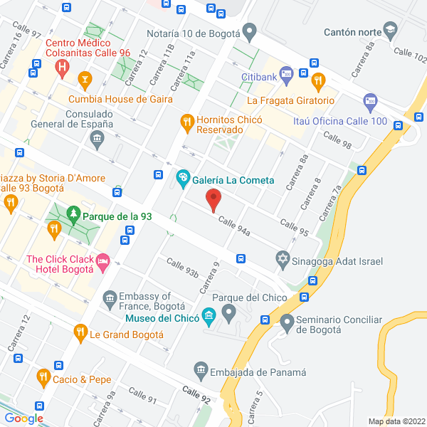 Mapa de Mgr Consultores S.A.S.