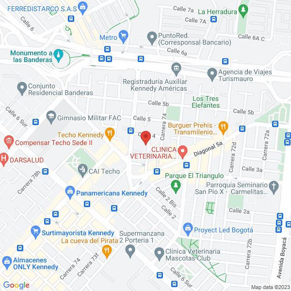 Mapa de Mhr Global Ingeniería Ltda