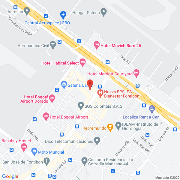 Mapa de La Tienda Segura.Com Ltda