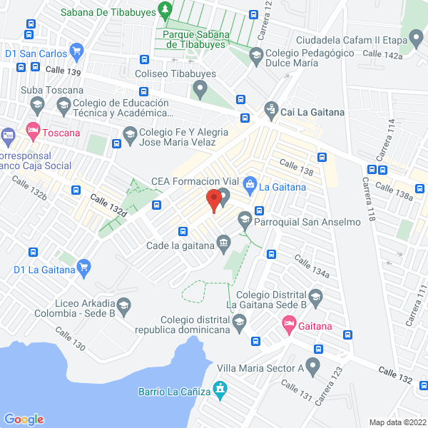 Mapa de Laboratorio Clínico Acero-Idárraga