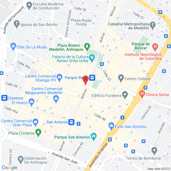 Mapa de Ochoa Espinosa Alvaro De Jesús