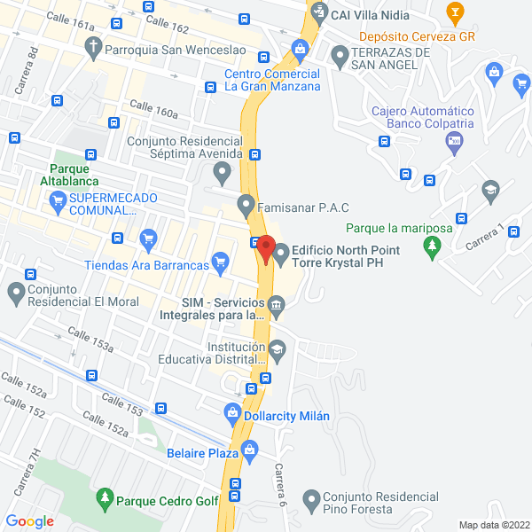 Mapa de Ochodoce S.A.S.