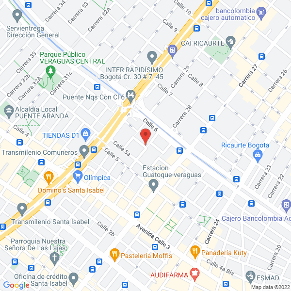 Mapa de Ofibest S.A.S.