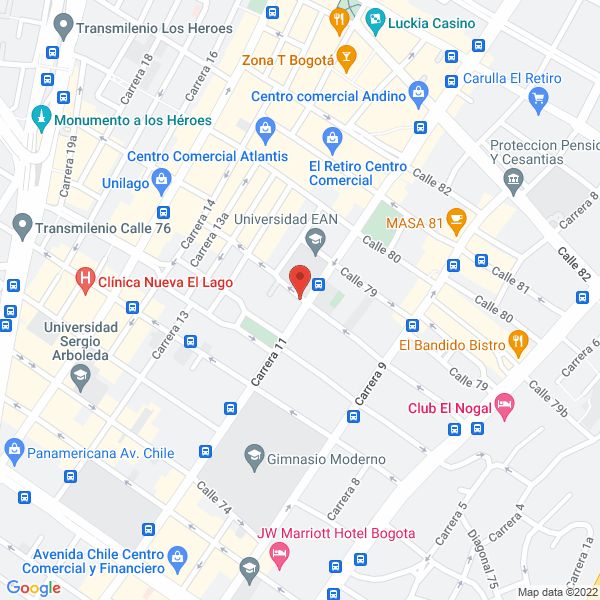 Mapa de Inverciones Matecaña Ltda