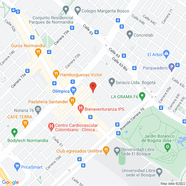 Mapa de Inversiones Bareño S.A.S.