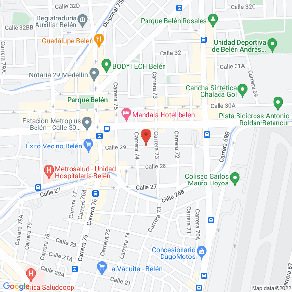 Mapa de Minimercado La 29