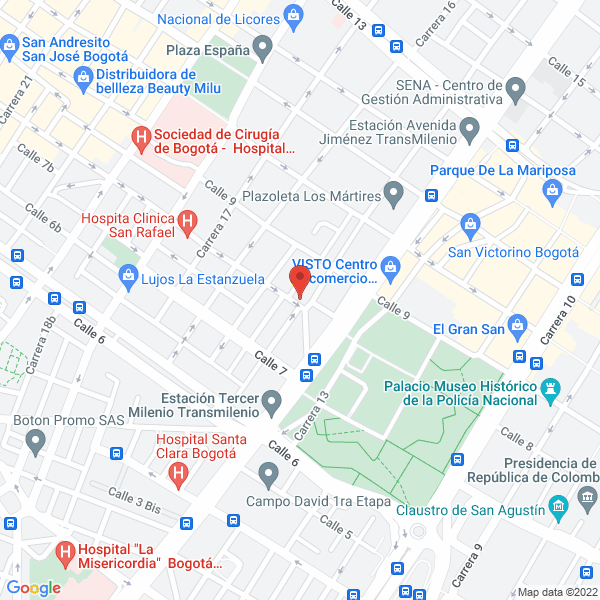 Mapa de Mira Miguel Antonio