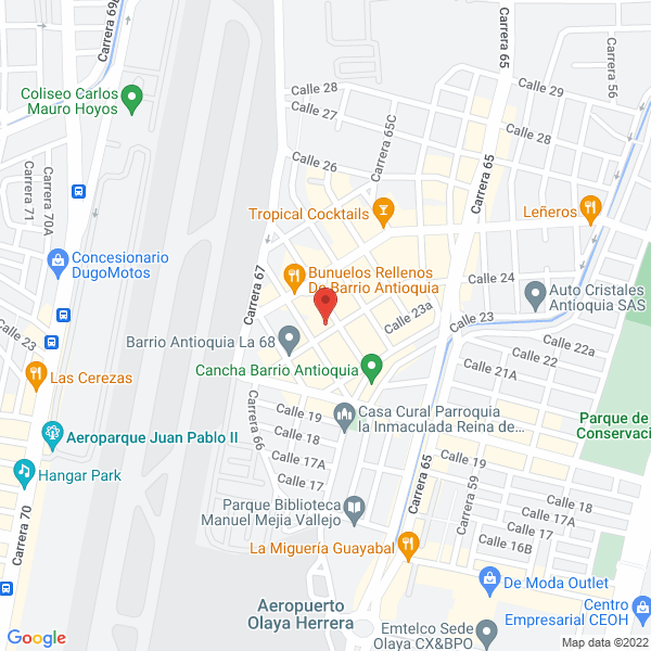 Mapa de Metroaceros S.A.