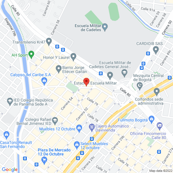 Mapa de Metropán